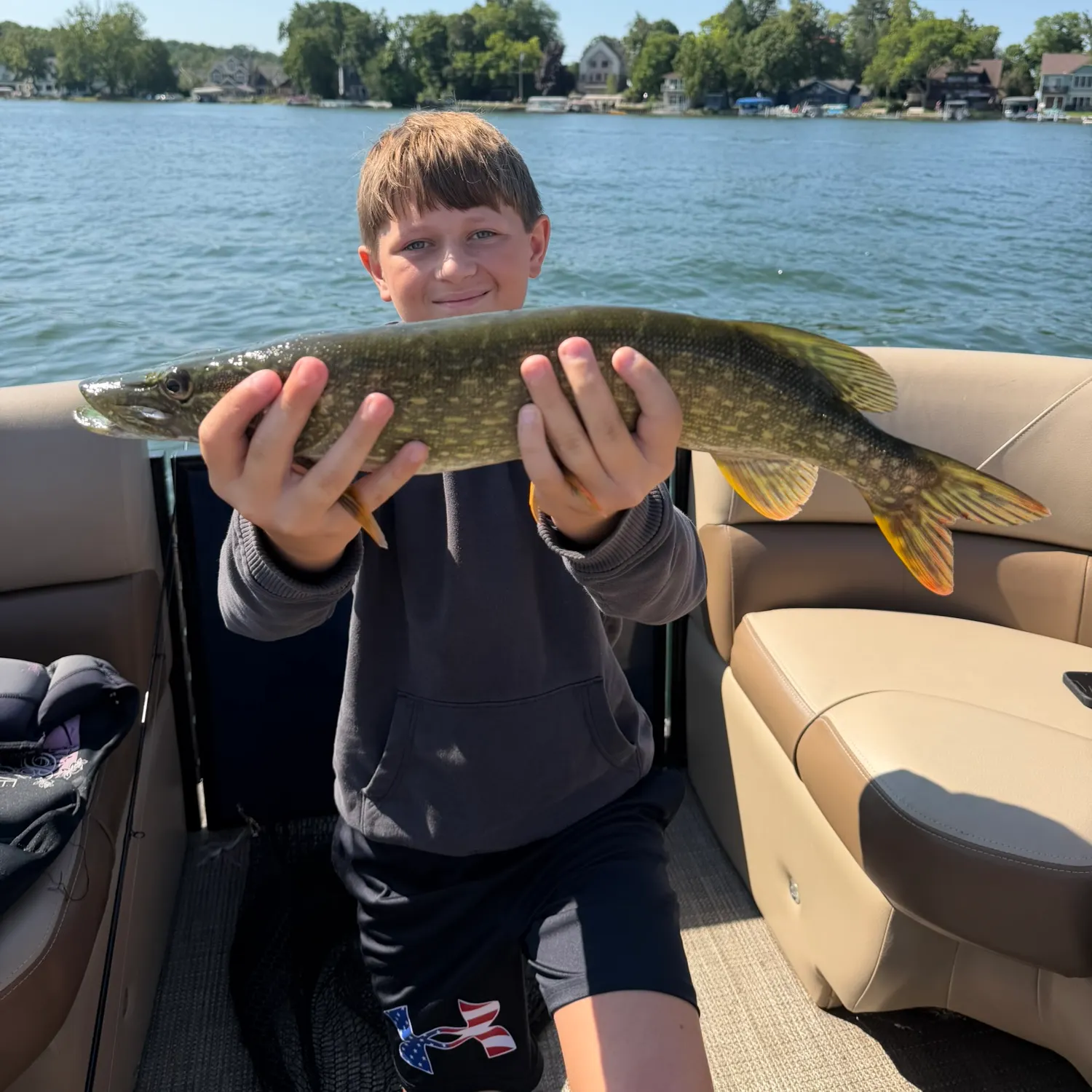 Northern pike caught on Fishbrain