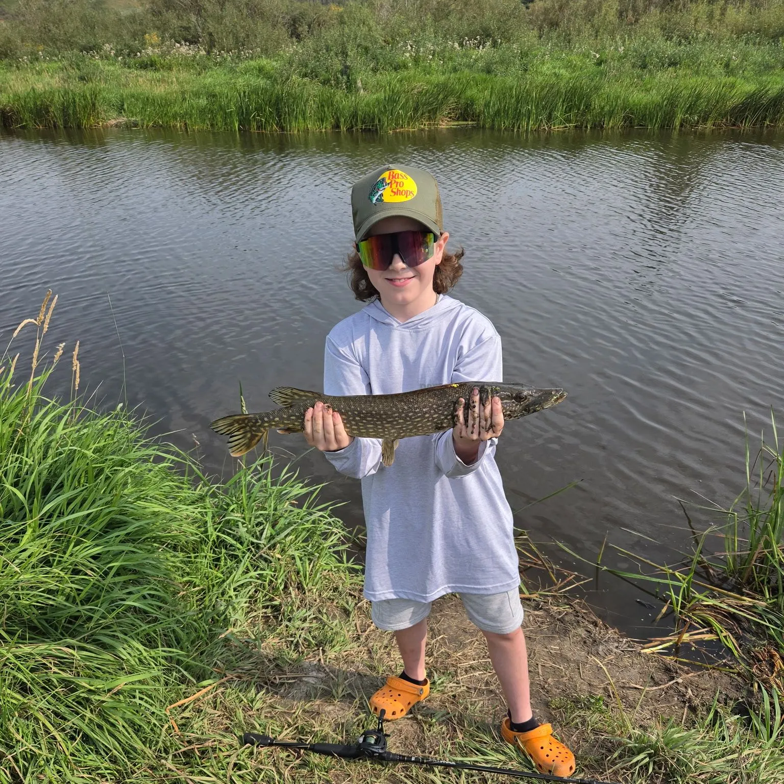 Northern pike caught on Fishbrain