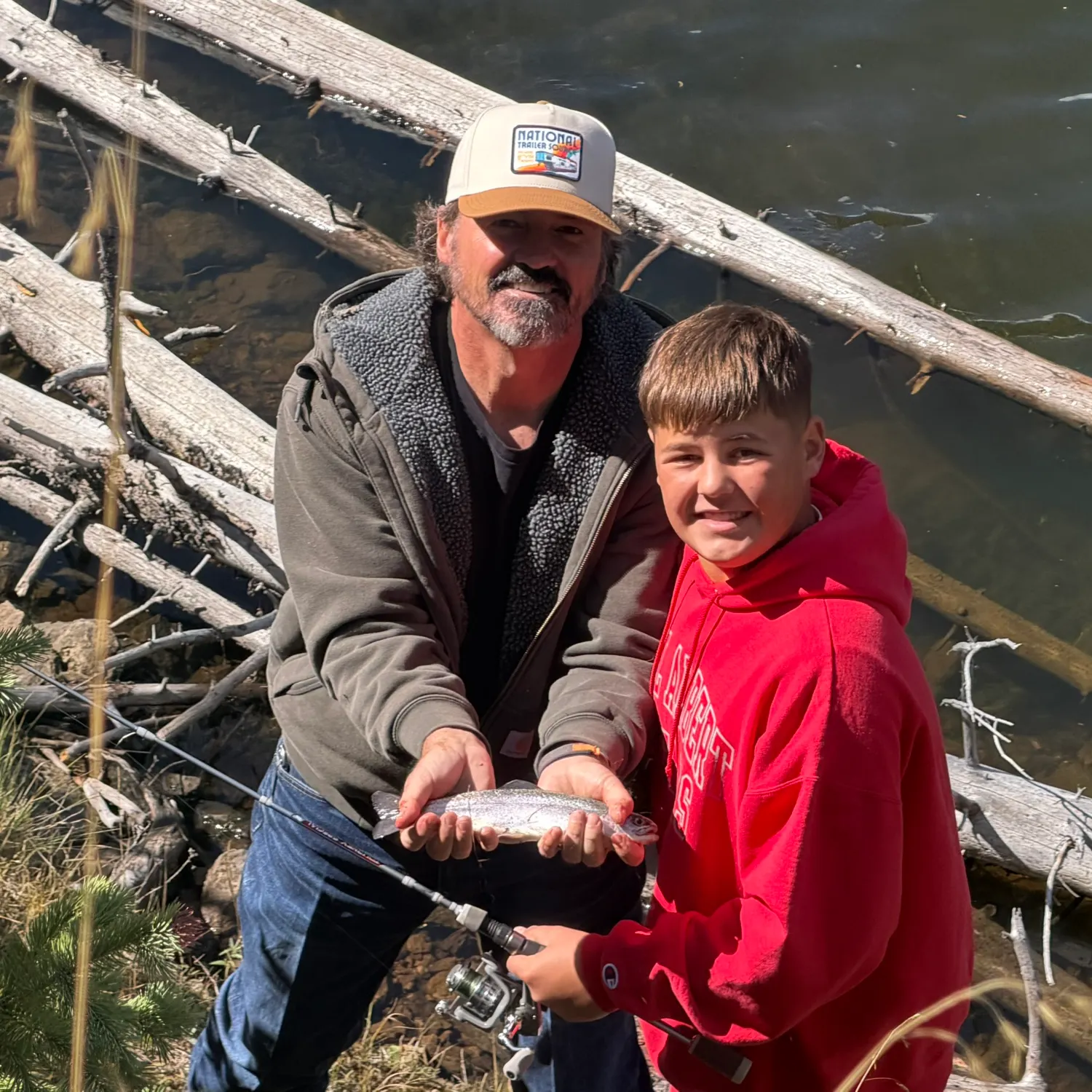 Rainbow trout caught on Fishbrain