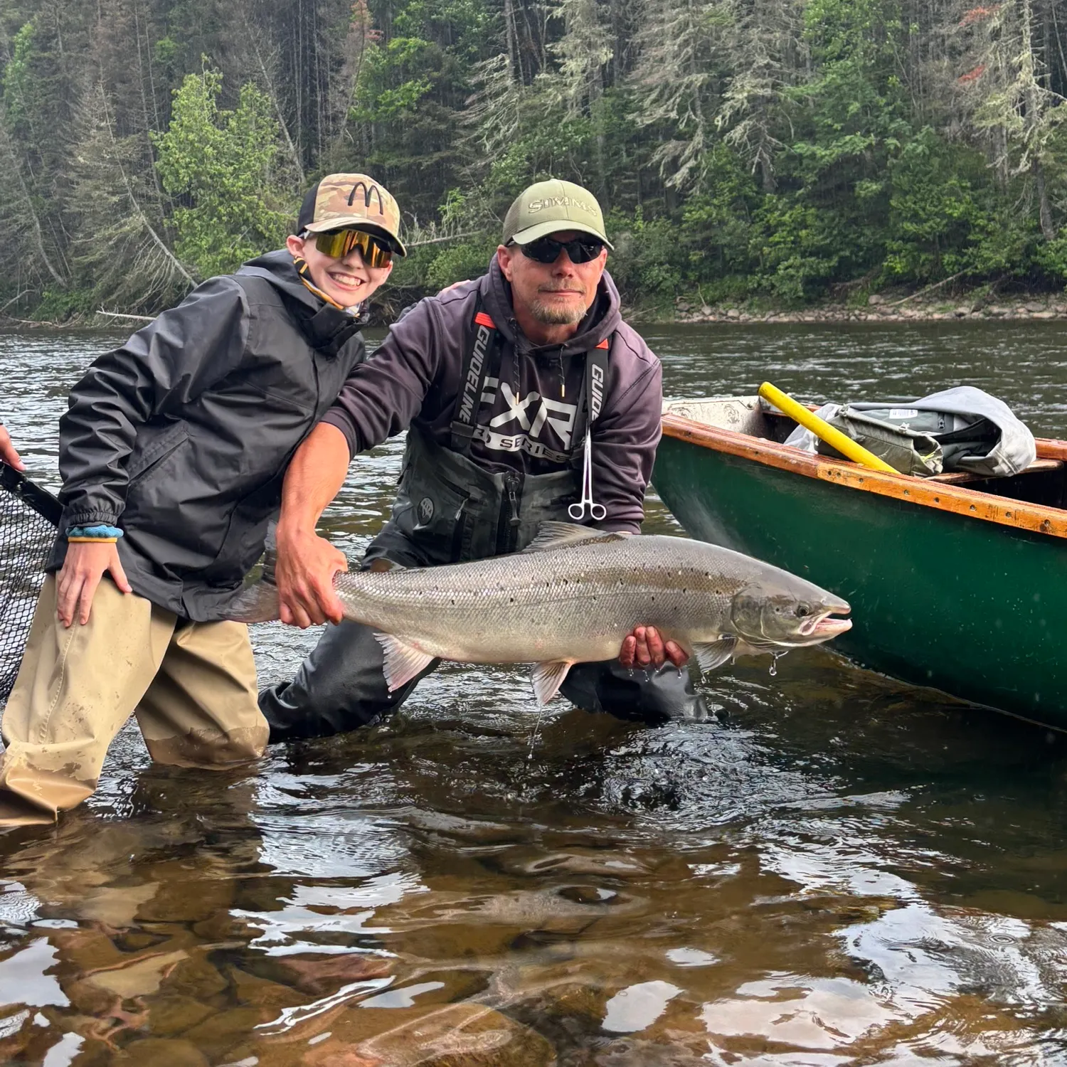The most recent Atlantic salmon catches on Fishbrain