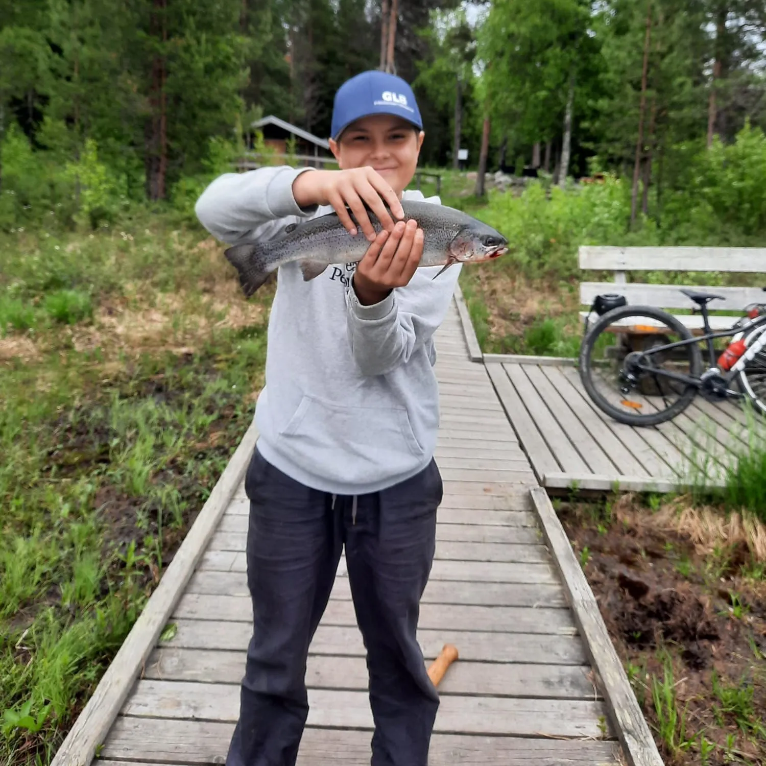 Rainbow trout caught on Fishbrain