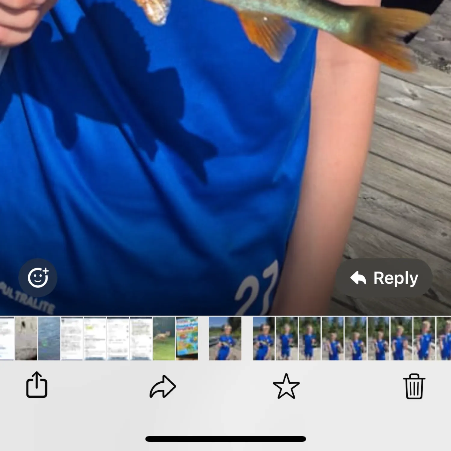 recently logged catches