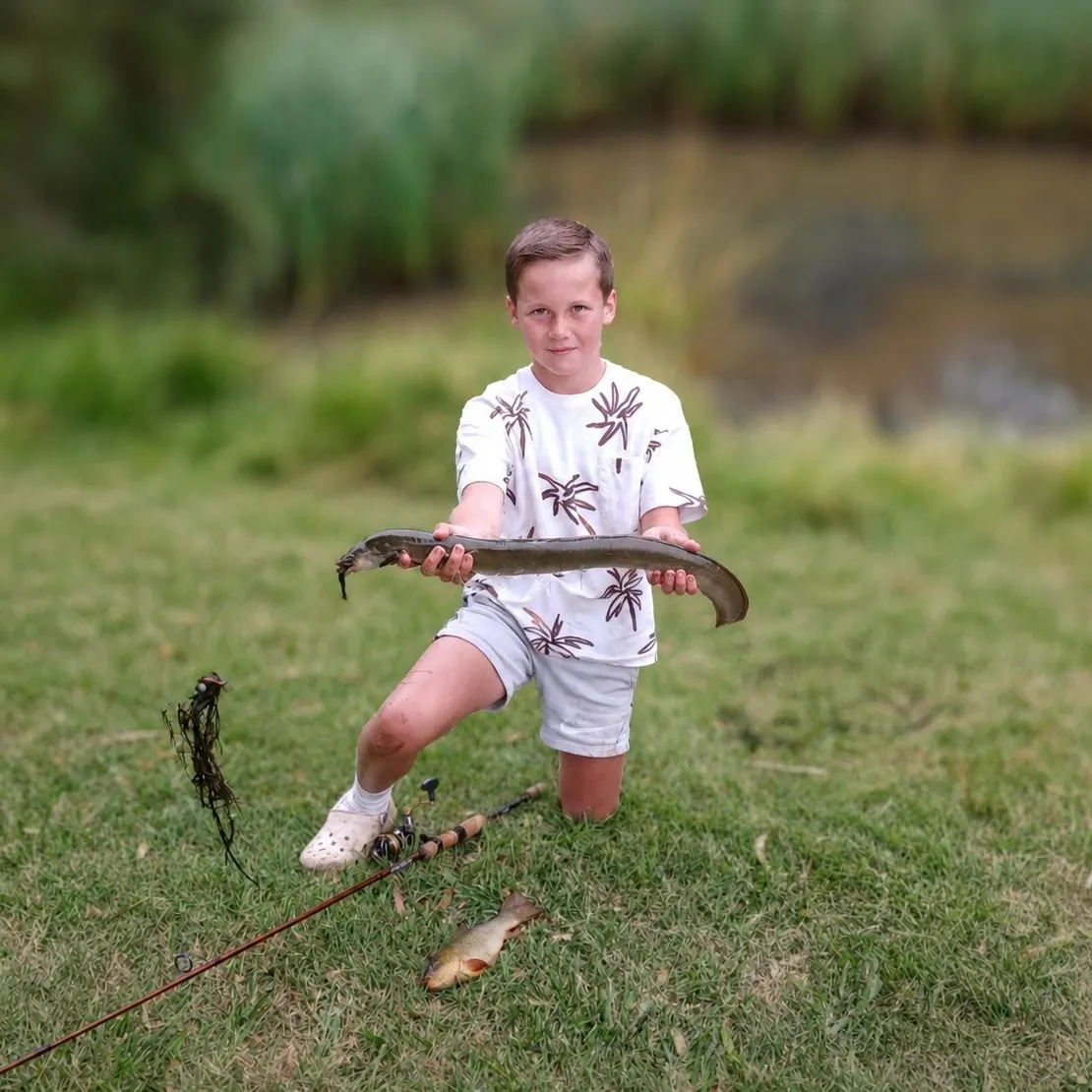 The most recent Shortfin eel catches on Fishbrain