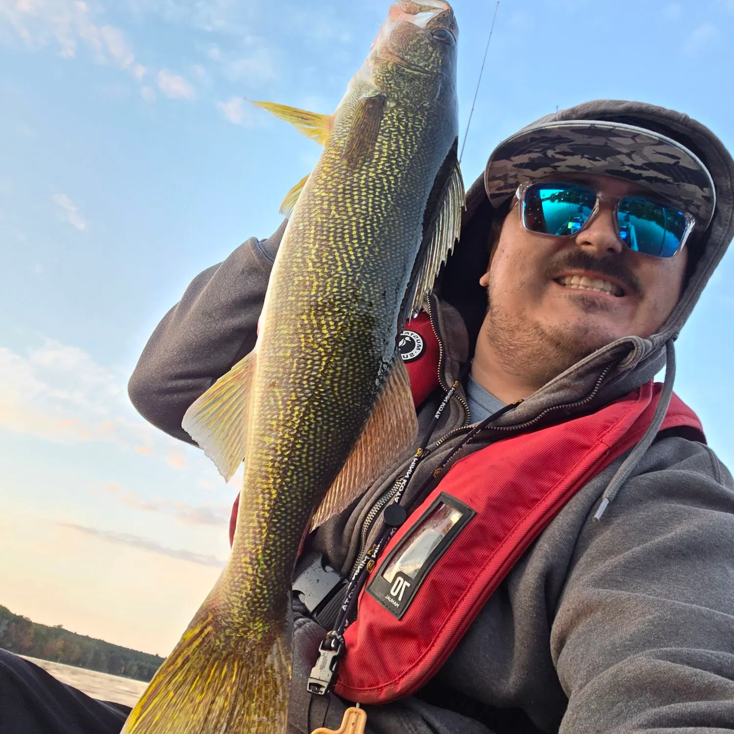 Walleye caught on Fishbrain