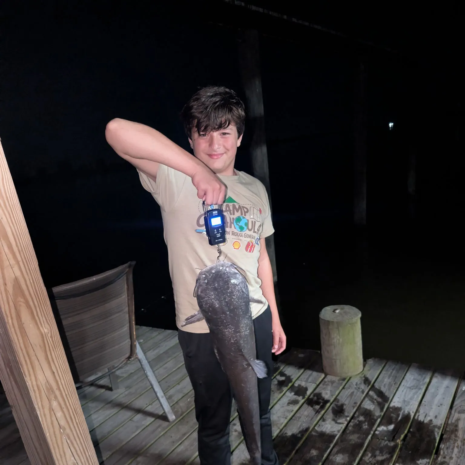 Channel catfish caught on Fishbrain