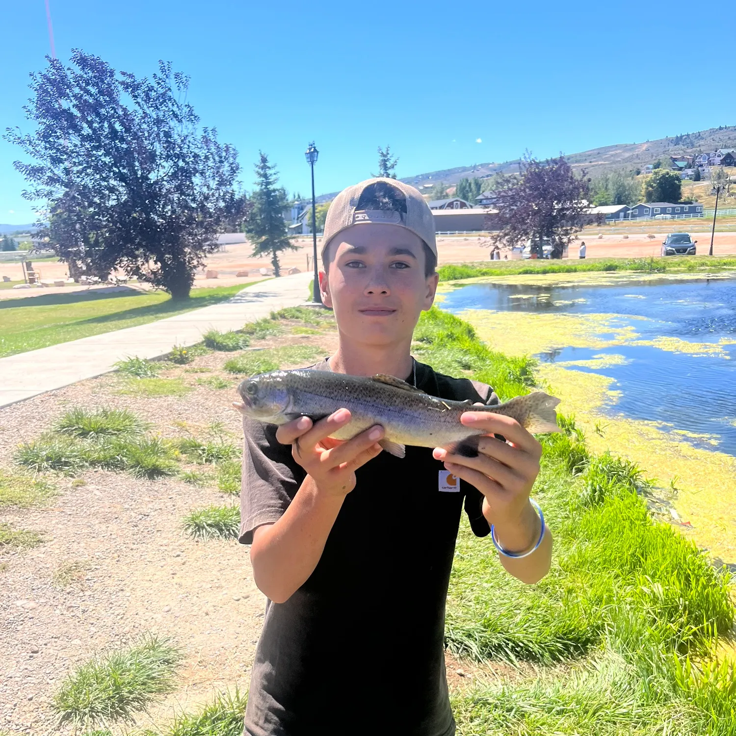 Rainbow trout caught on Fishbrain