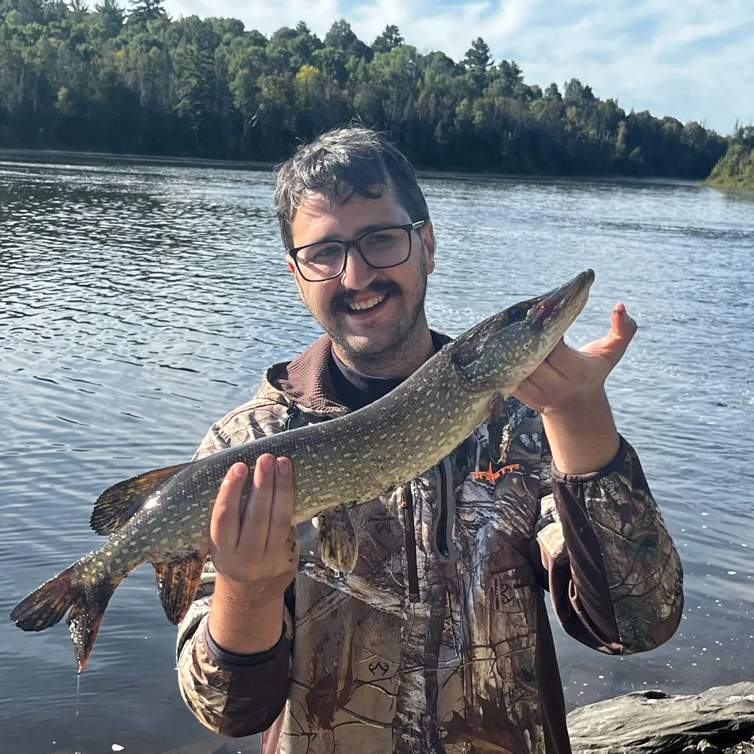 Northern pike caught on Fishbrain