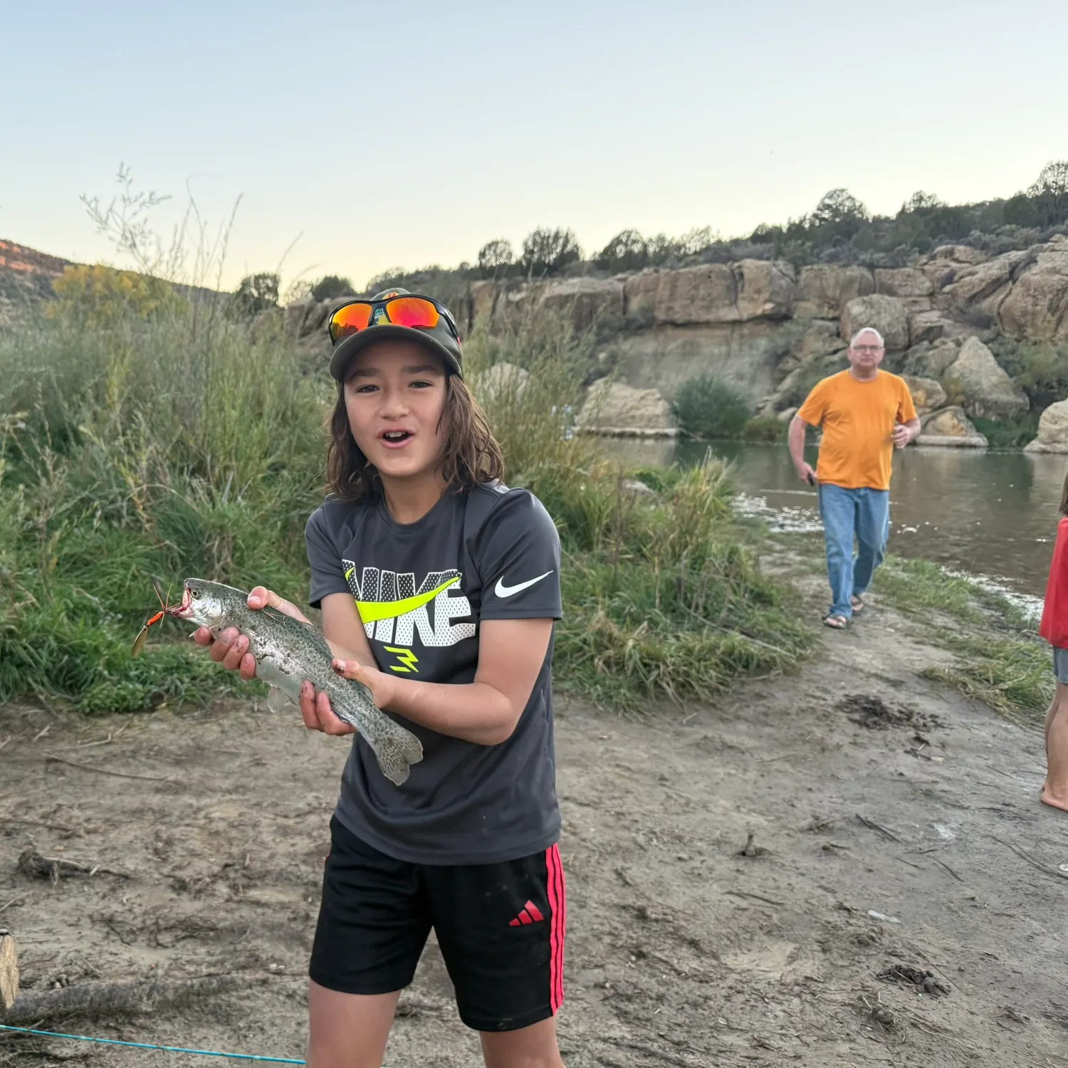Rainbow trout caught on Fishbrain