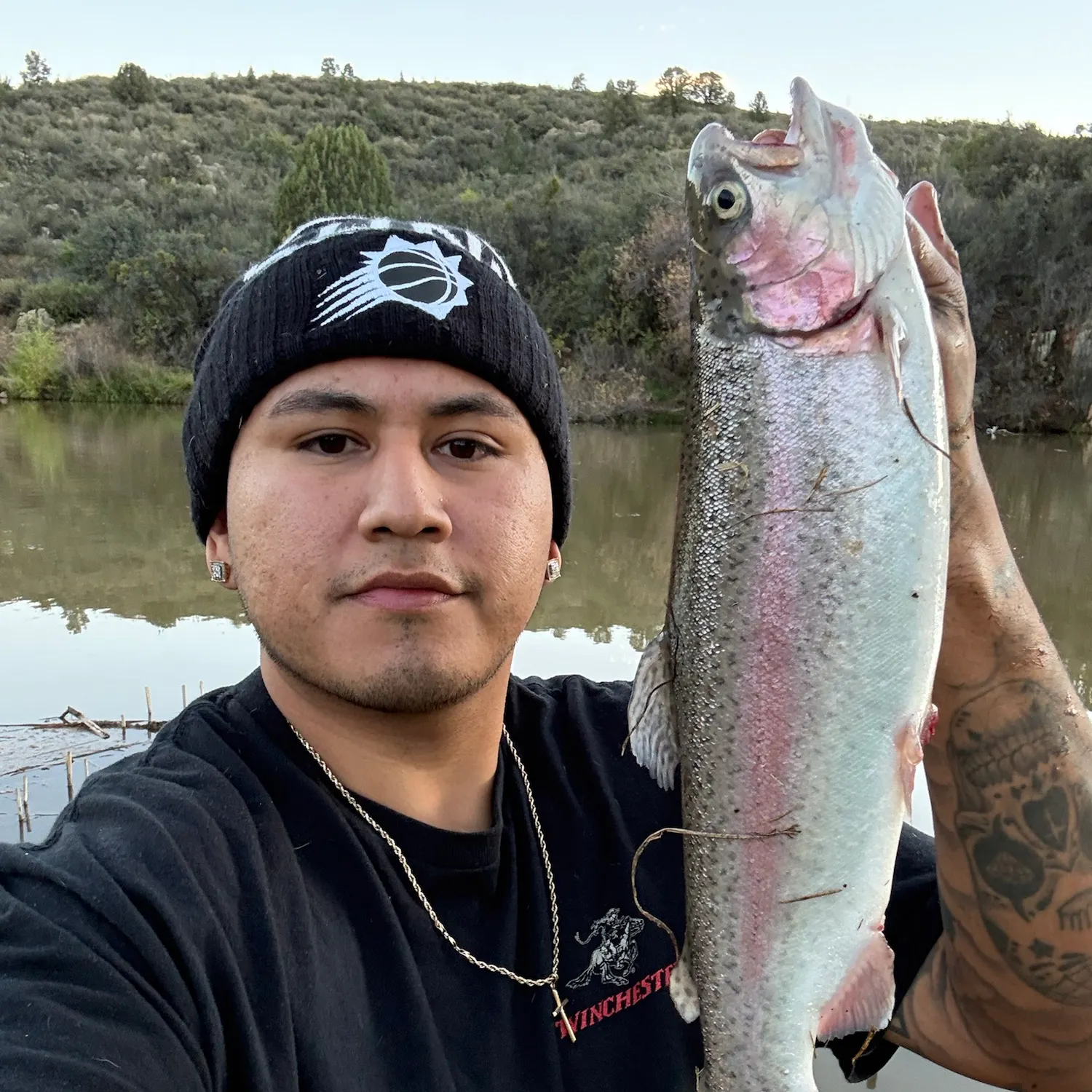 Rainbow trout caught on Fishbrain