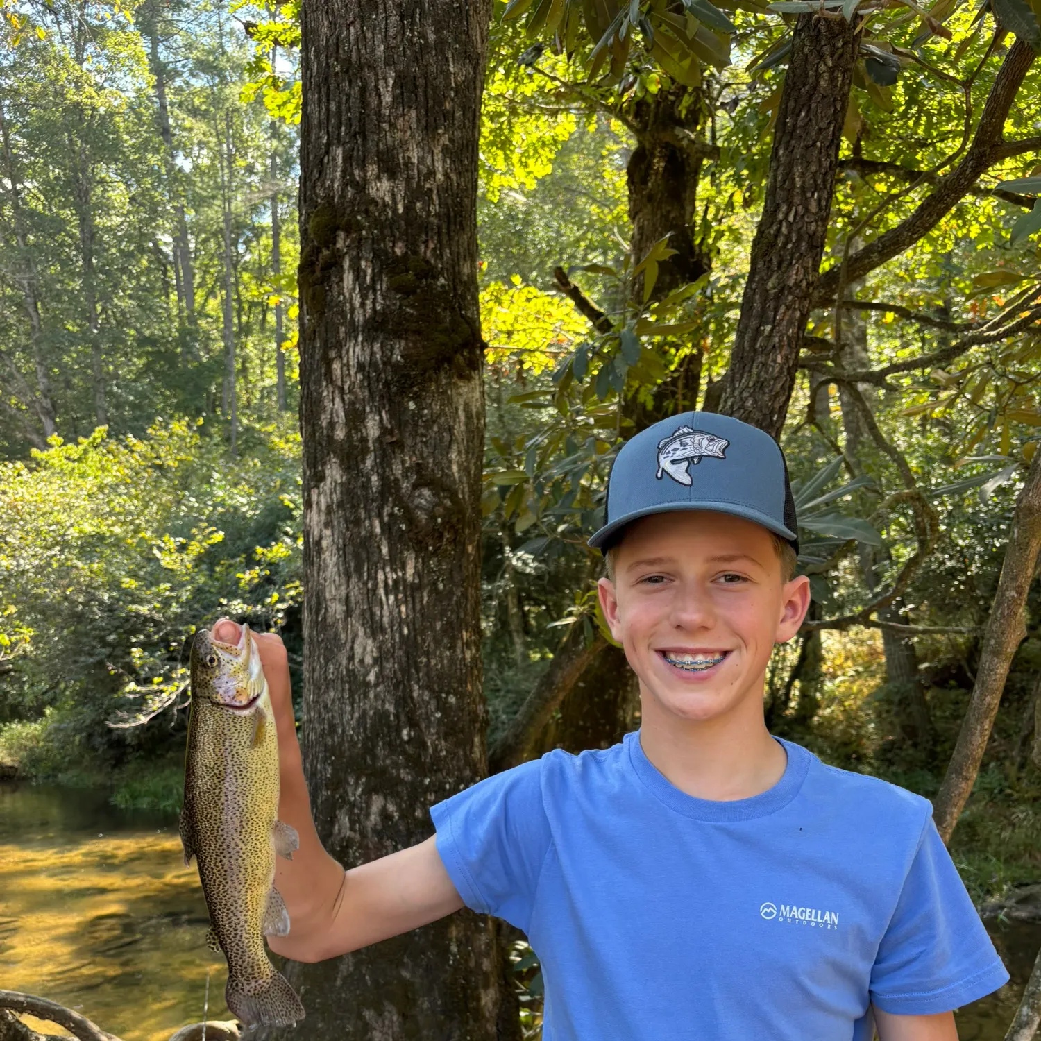 Rainbow trout caught on Fishbrain