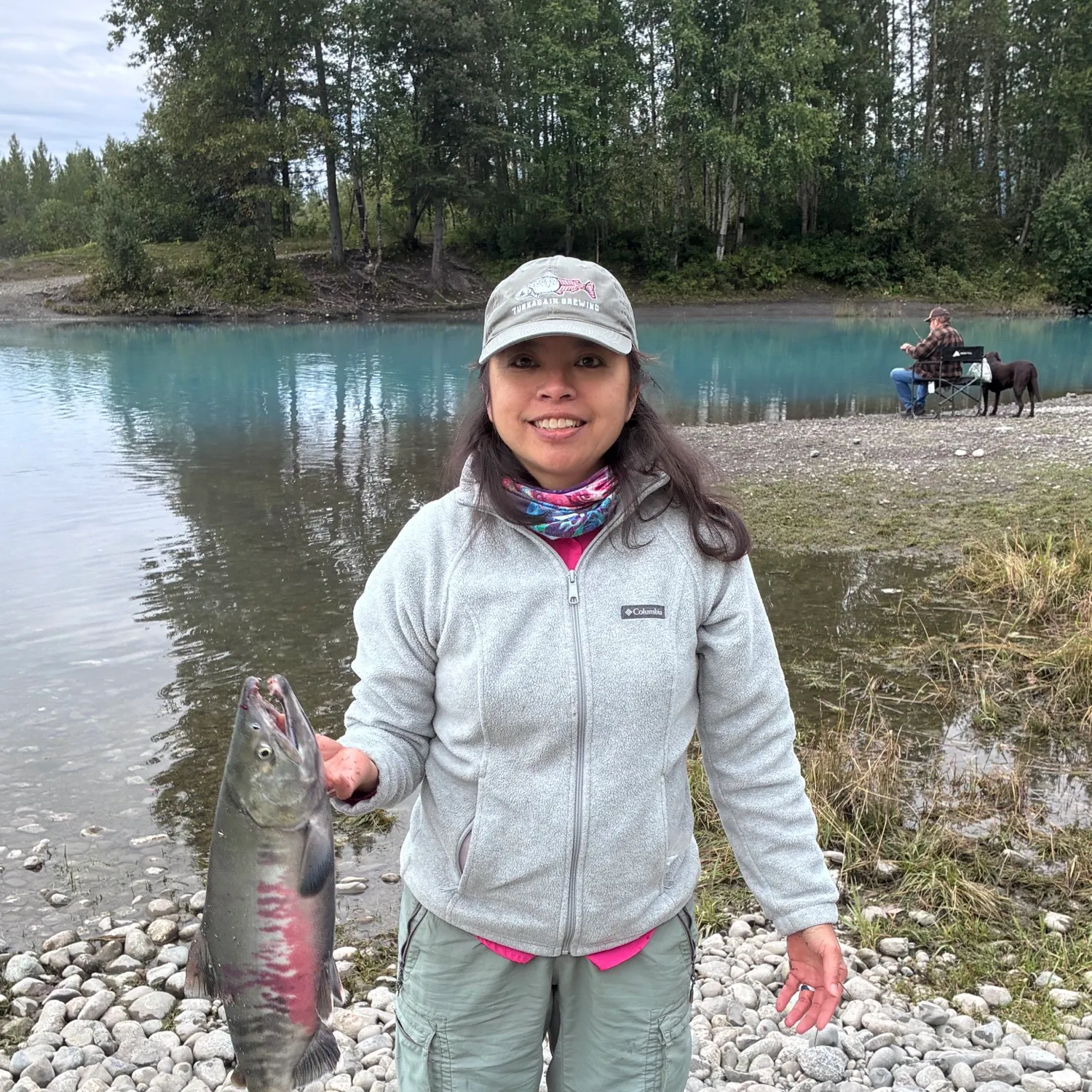 Chum salmon caught on Fishbrain