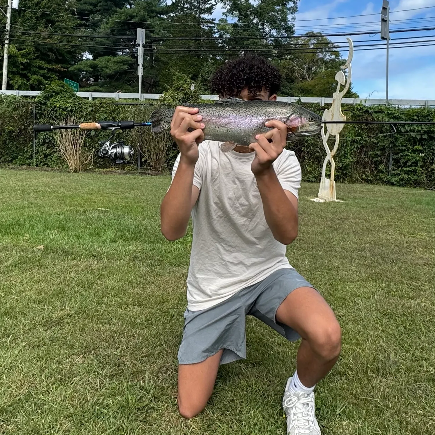 Rainbow trout caught on Fishbrain
