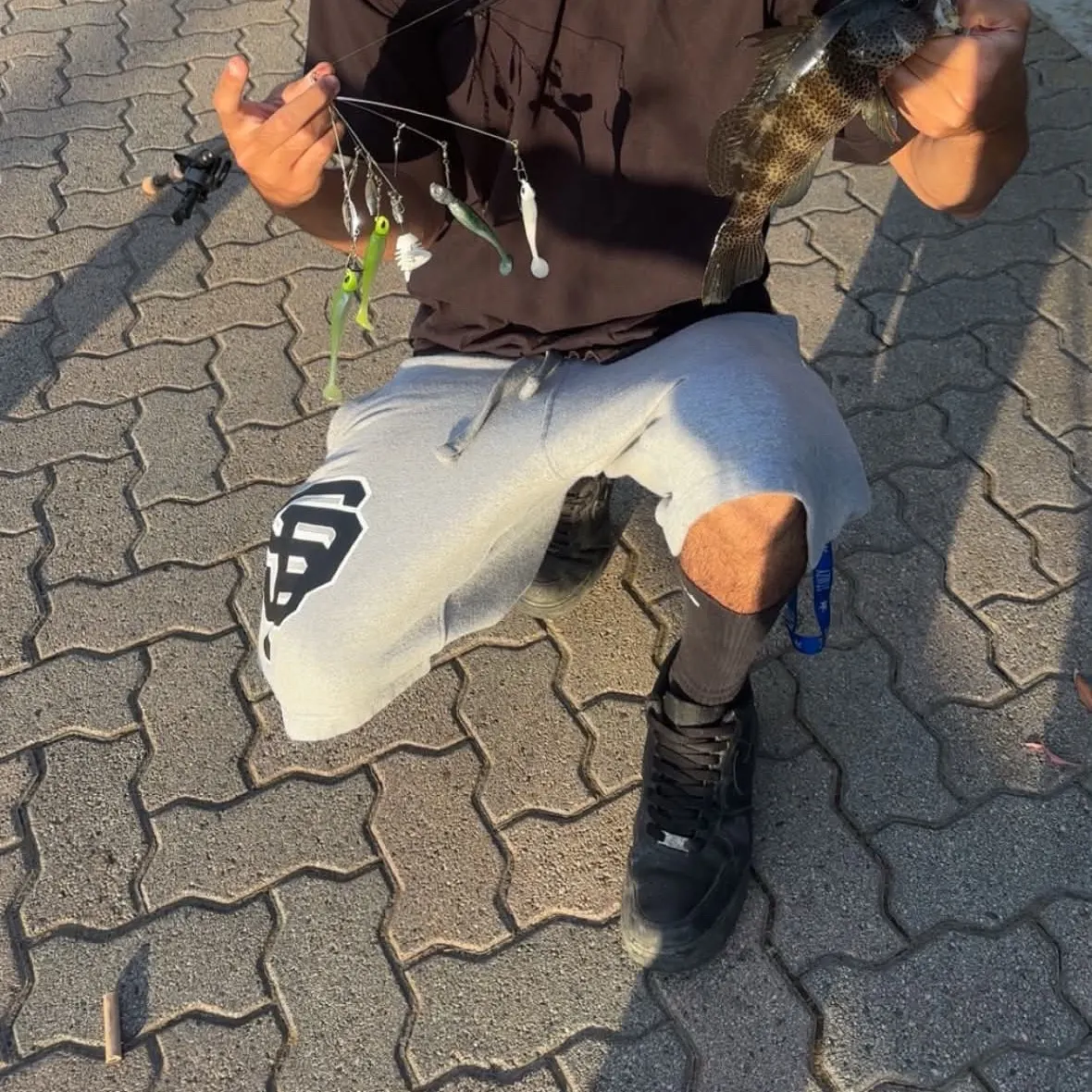 Spotted sand bass caught on Fishbrain