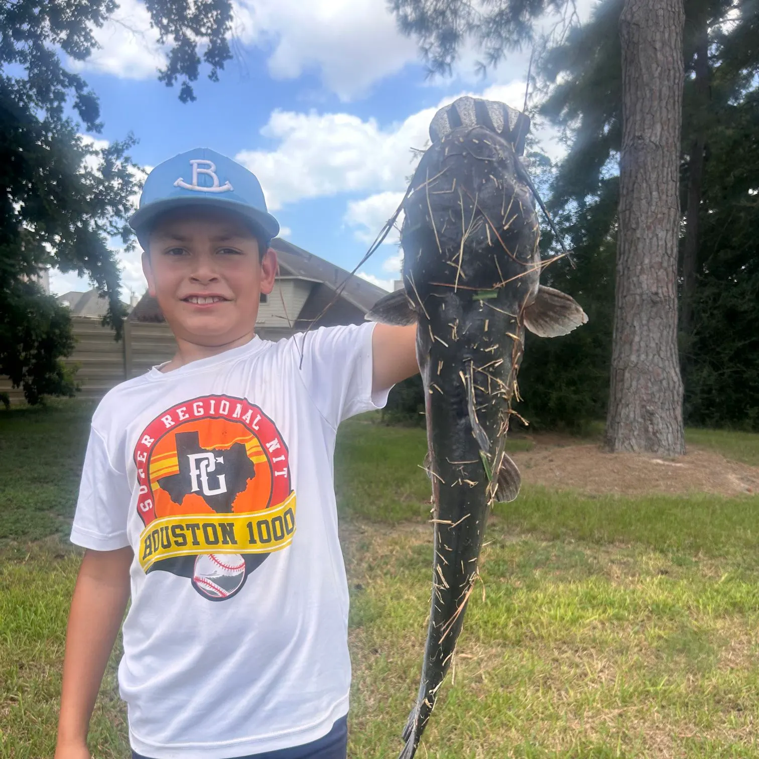 Channel catfish caught on Fishbrain
