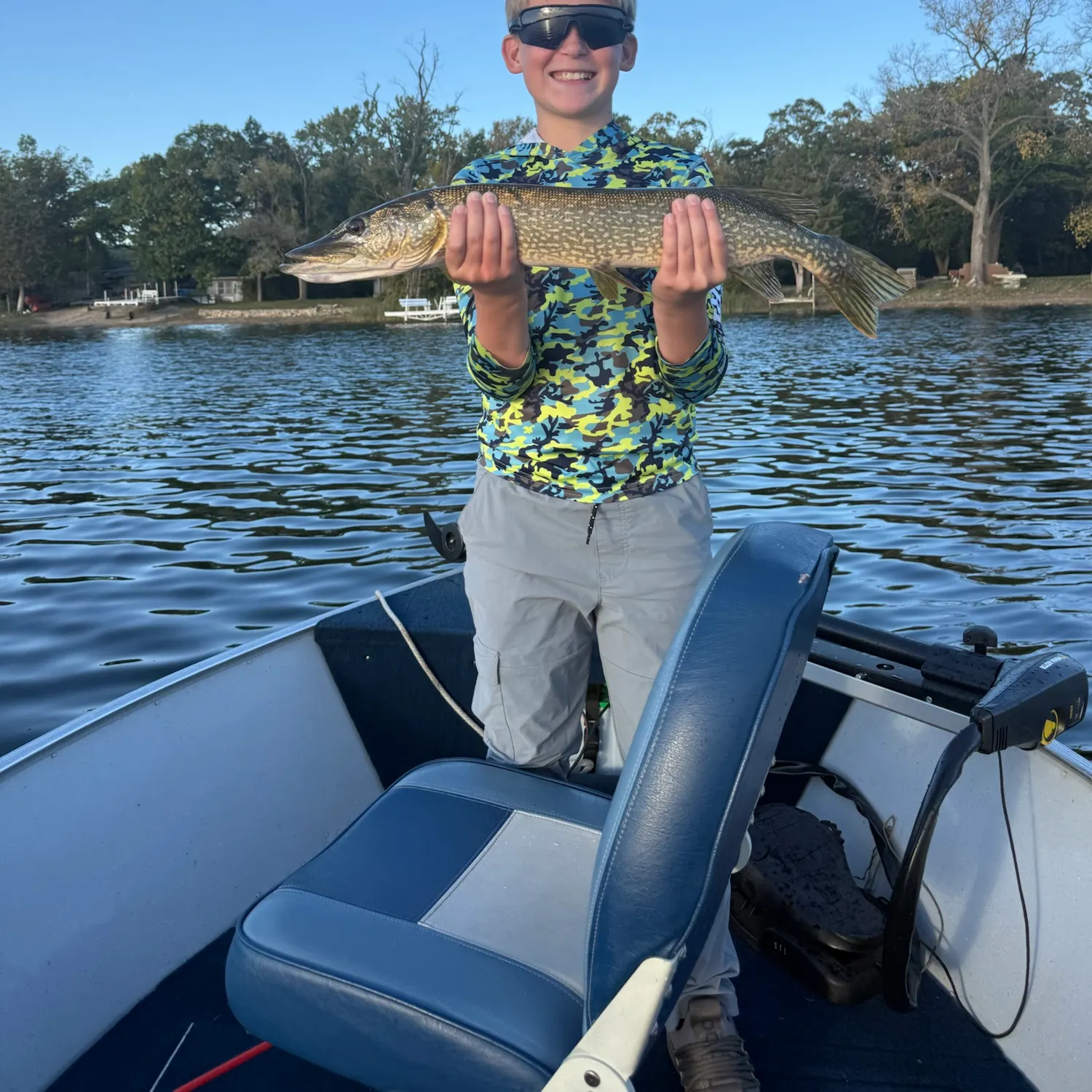 Northern pike caught on Fishbrain