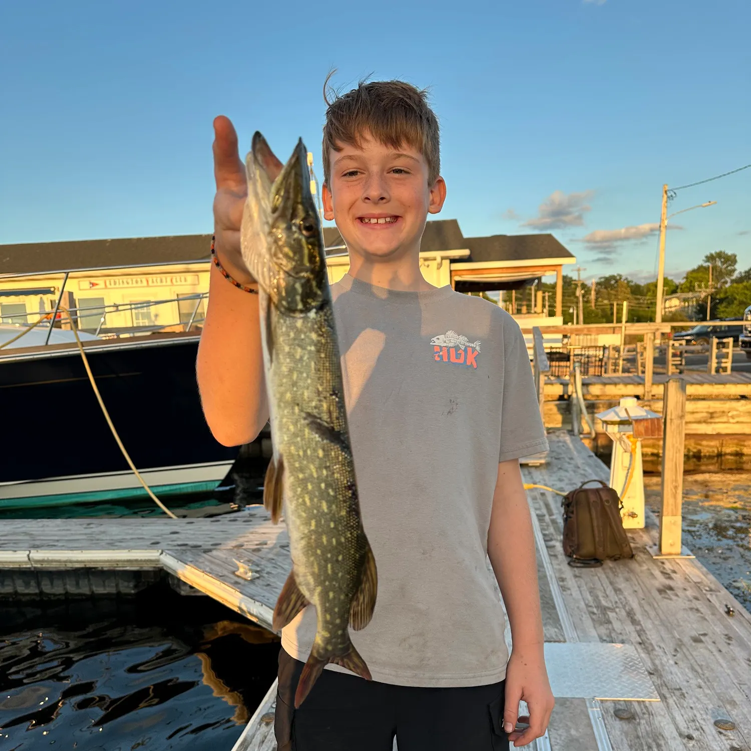 Northern pike caught on Fishbrain