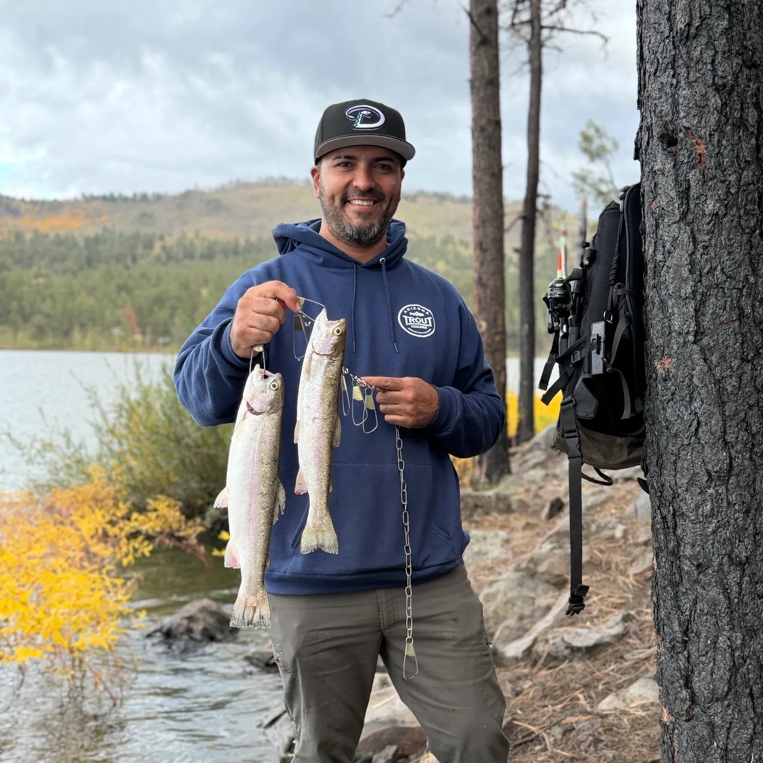 Rainbow trout caught on Fishbrain