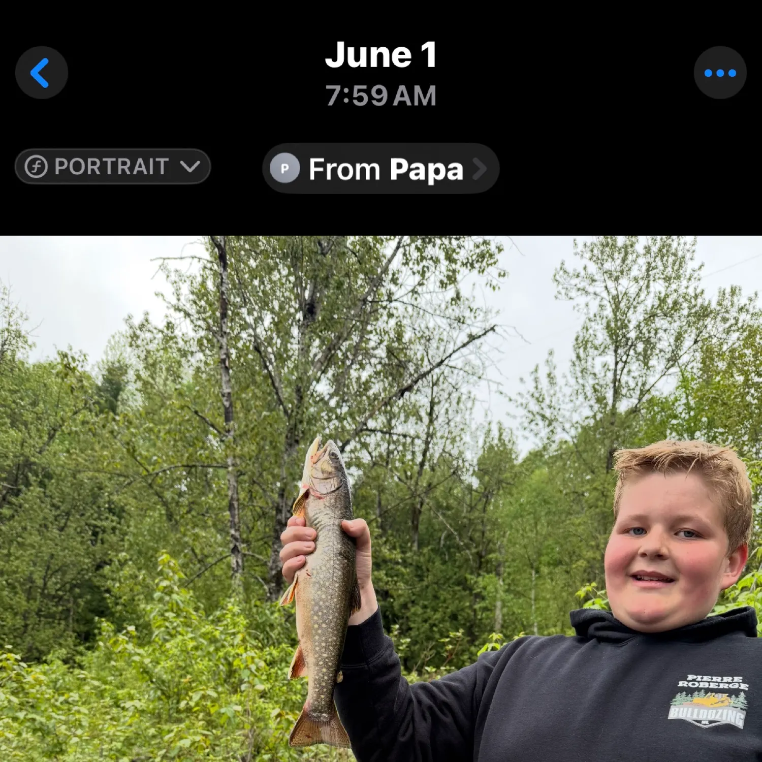 recently logged catches