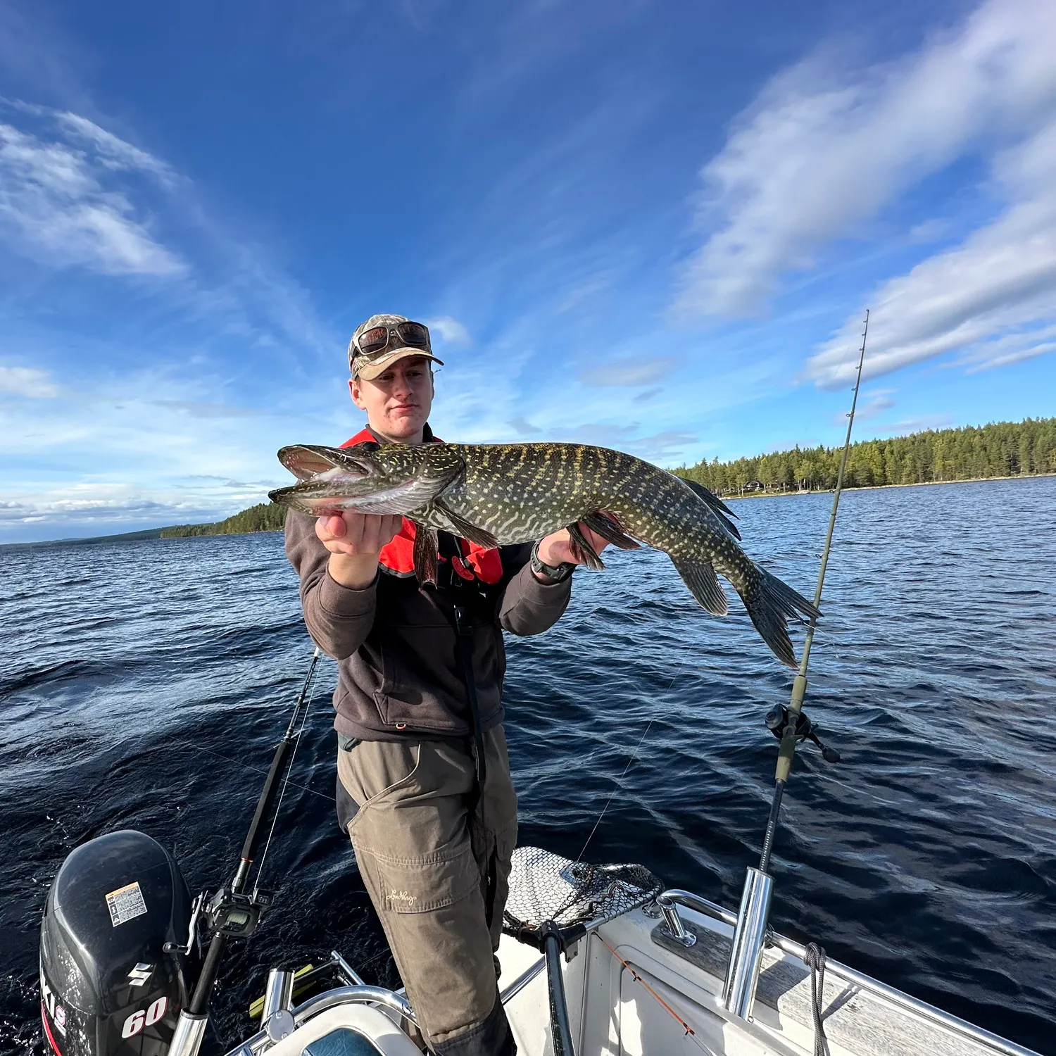 Northern pike caught on Fishbrain