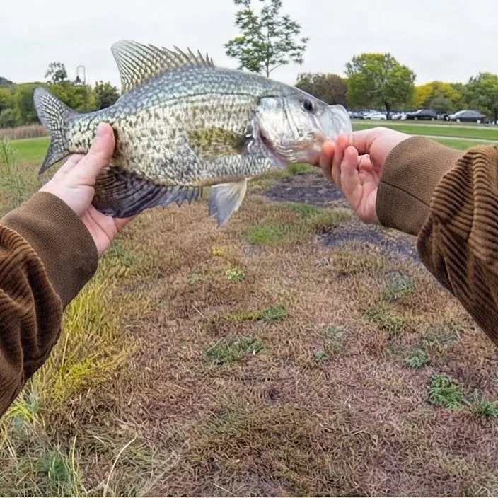 Black crappie caught on Fishbrain