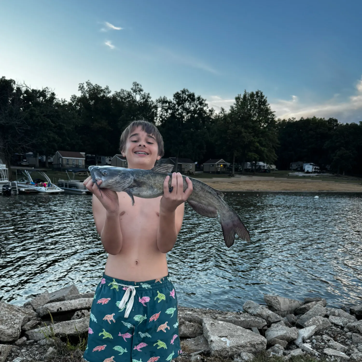 White bullhead caught on Fishbrain