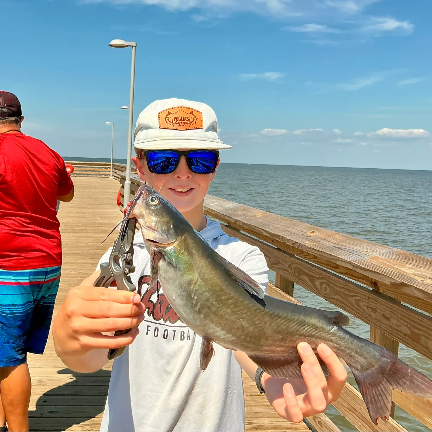 Blue catfish caught on Fishbrain