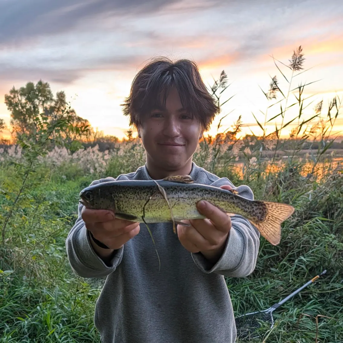 Rainbow trout caught on Fishbrain