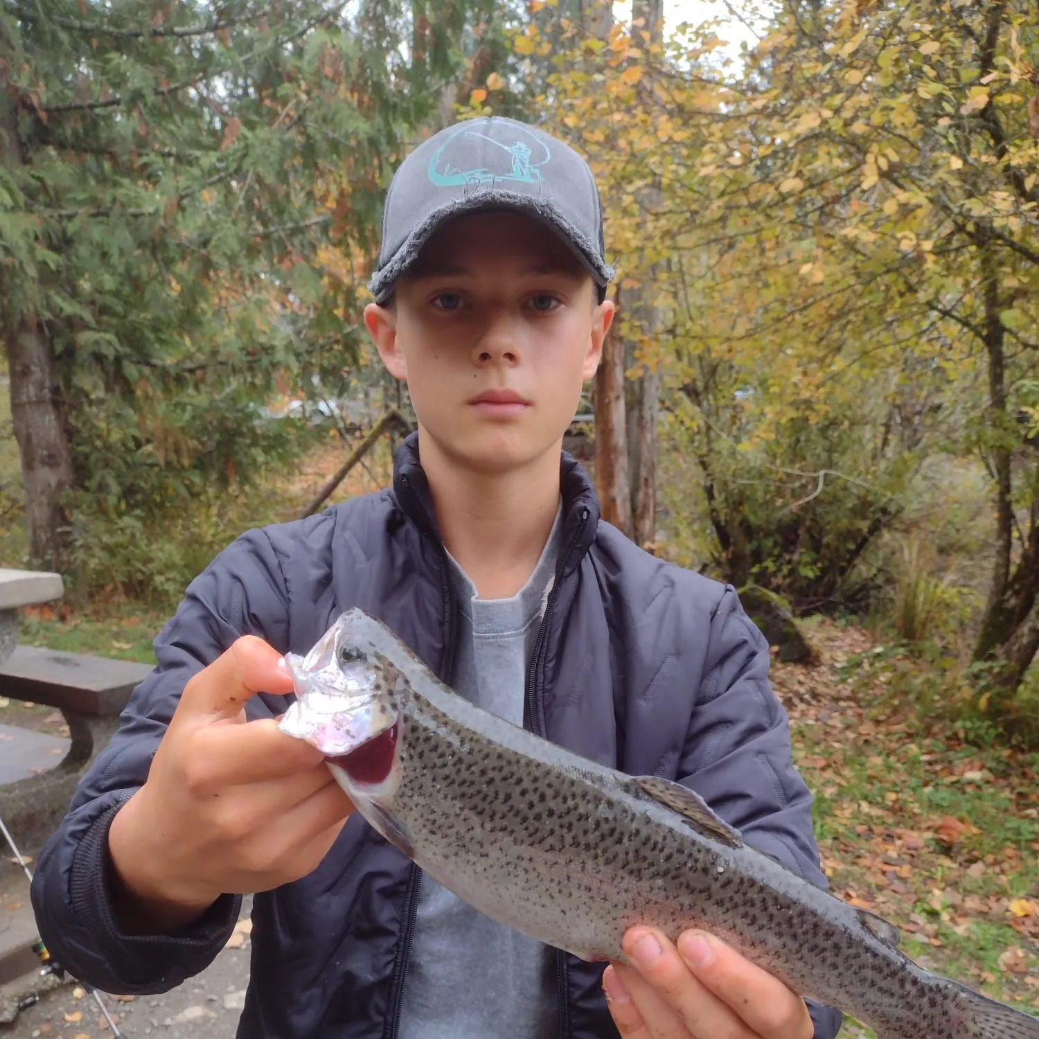Rainbow trout caught on Fishbrain
