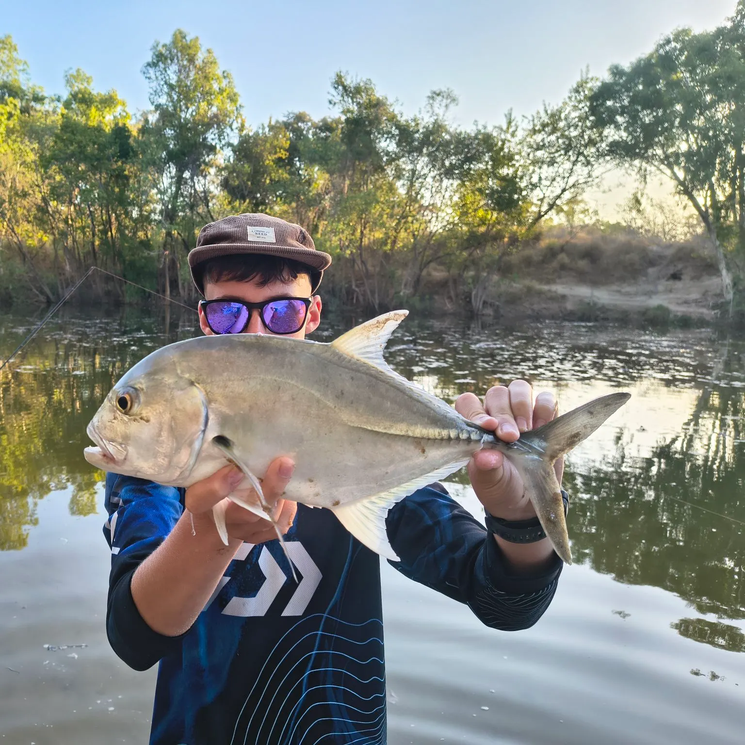 Giant trevally caught on Fishbrain