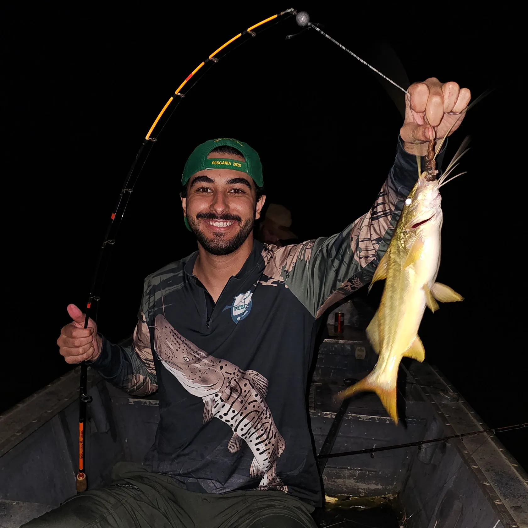 Spotted pimelodus caught on Fishbrain