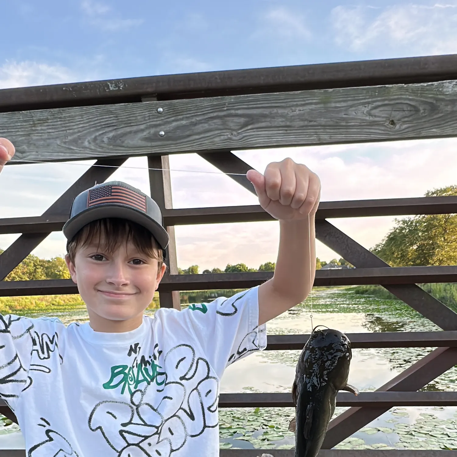 Black bullhead caught on Fishbrain