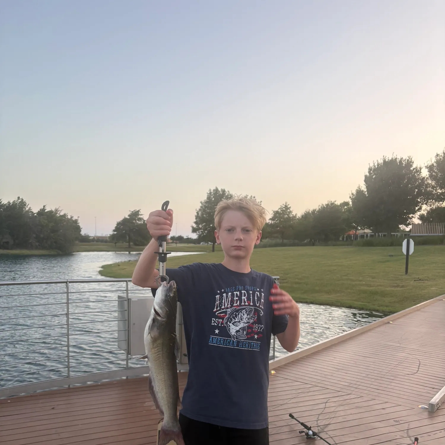 Channel catfish caught on Fishbrain