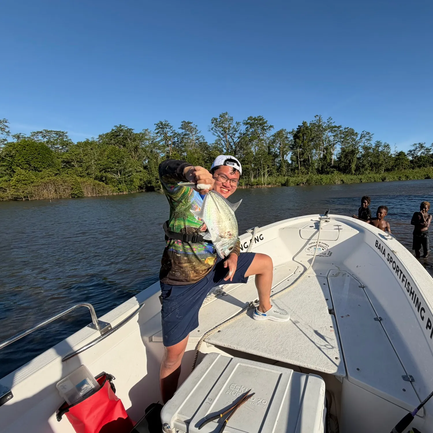 Giant trevally caught on Fishbrain