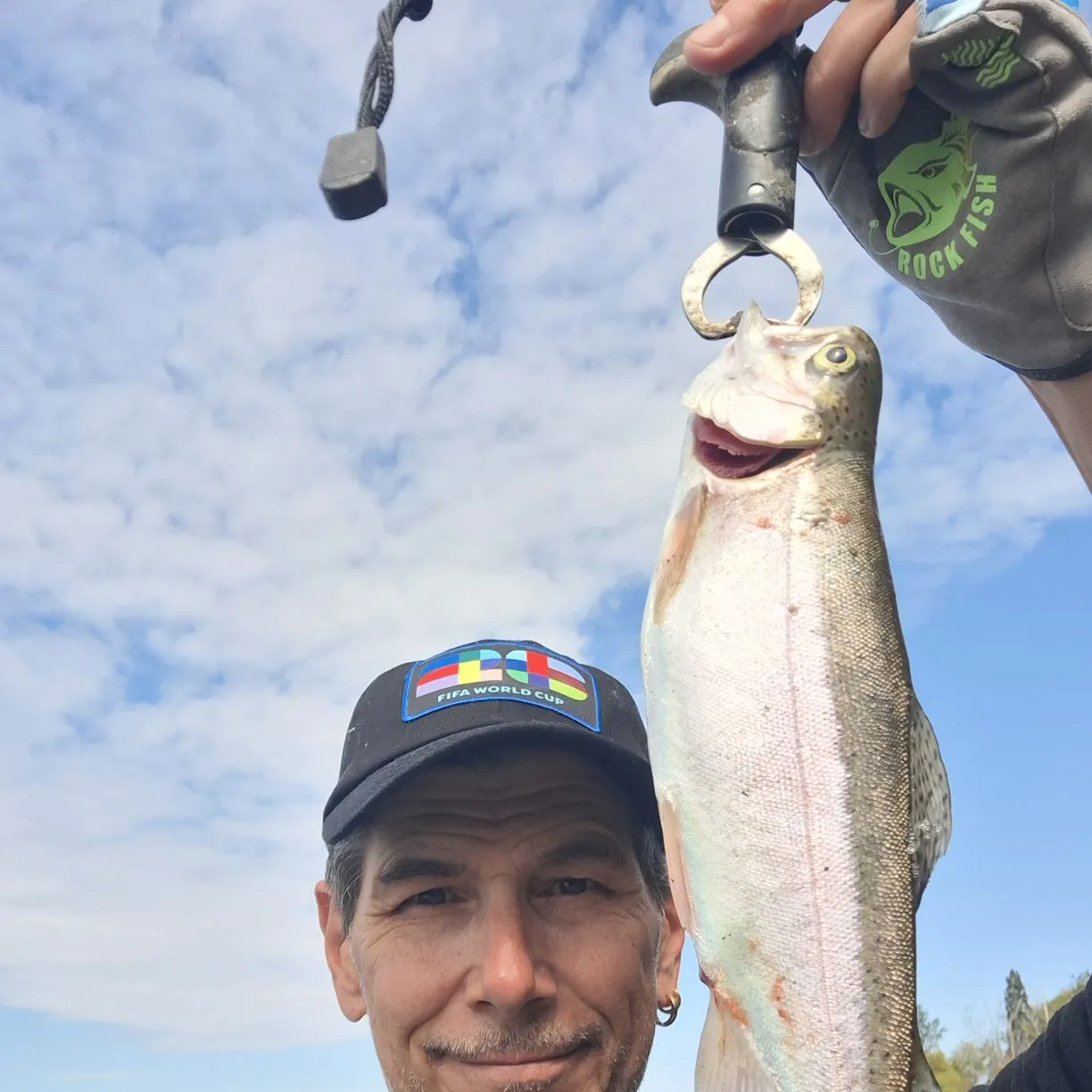 Rainbow trout caught on Fishbrain