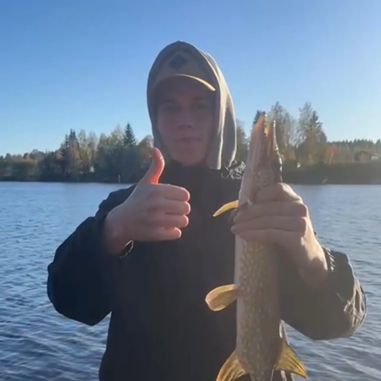 Northern pike caught on Fishbrain