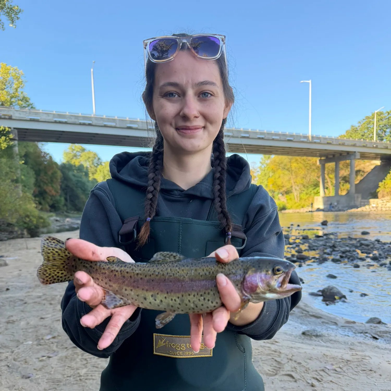 Rainbow trout caught on Fishbrain