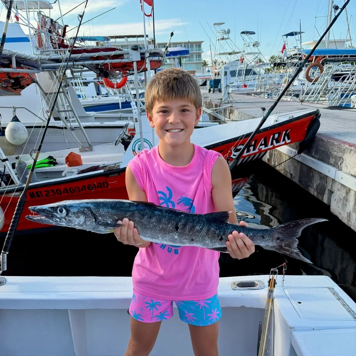 Great barracuda caught on Fishbrain