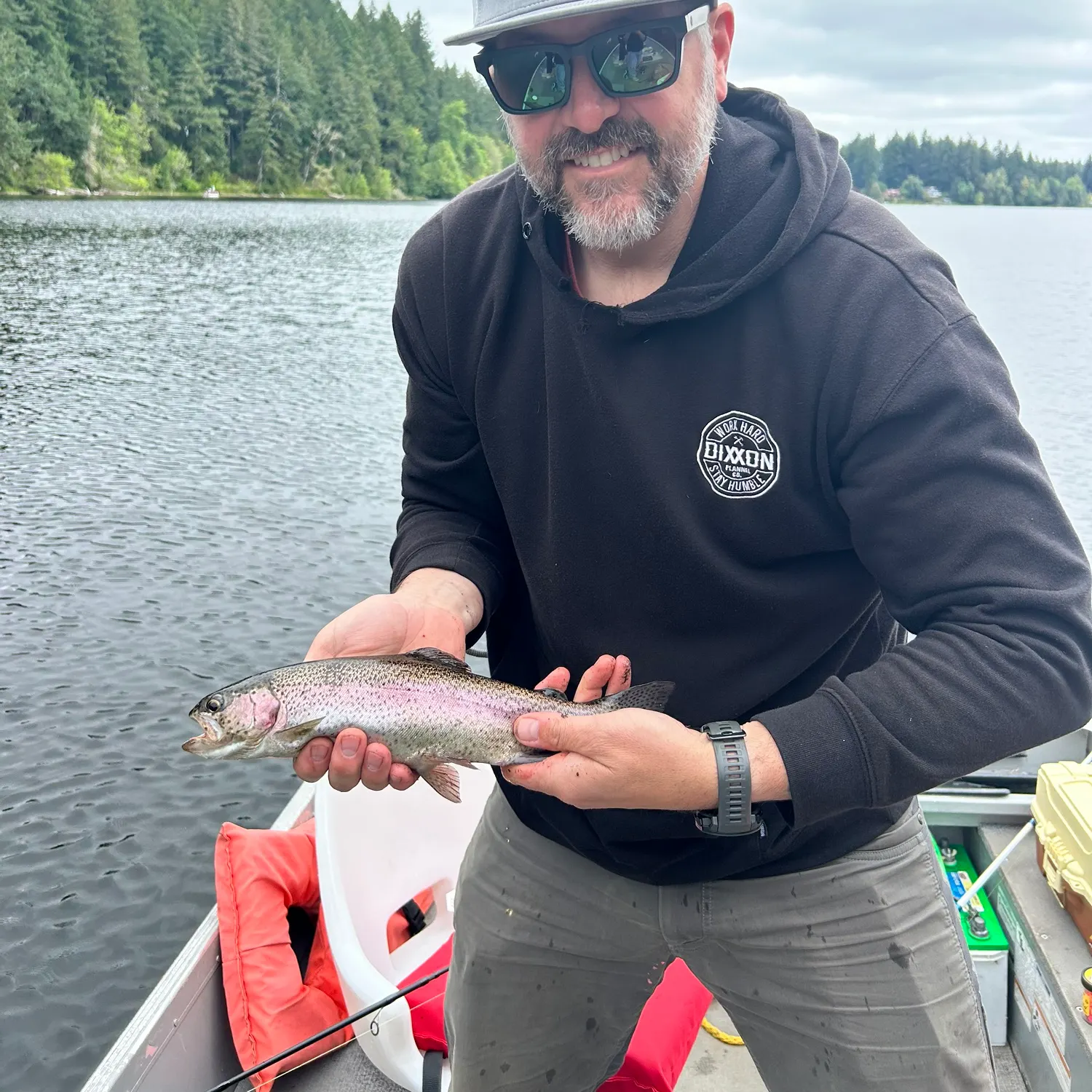 Rainbow trout caught on Fishbrain