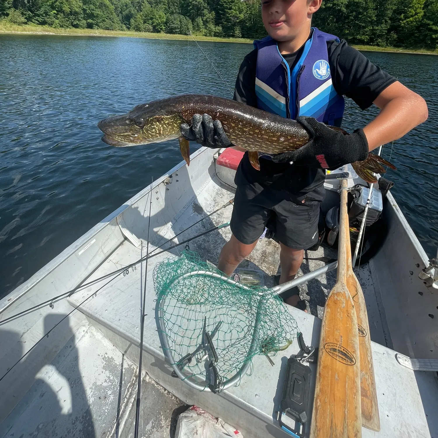 Northern pike caught on Fishbrain