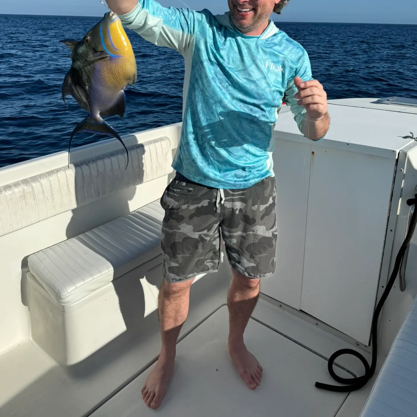 Black triggerfish caught on Fishbrain