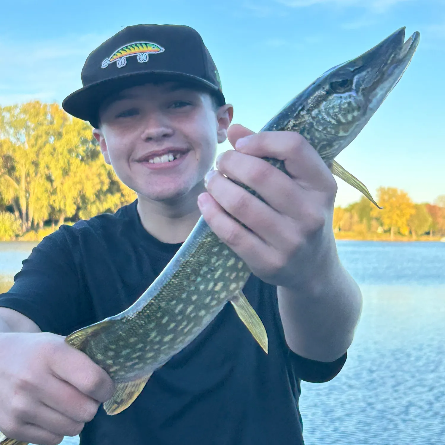 Northern pike caught on Fishbrain