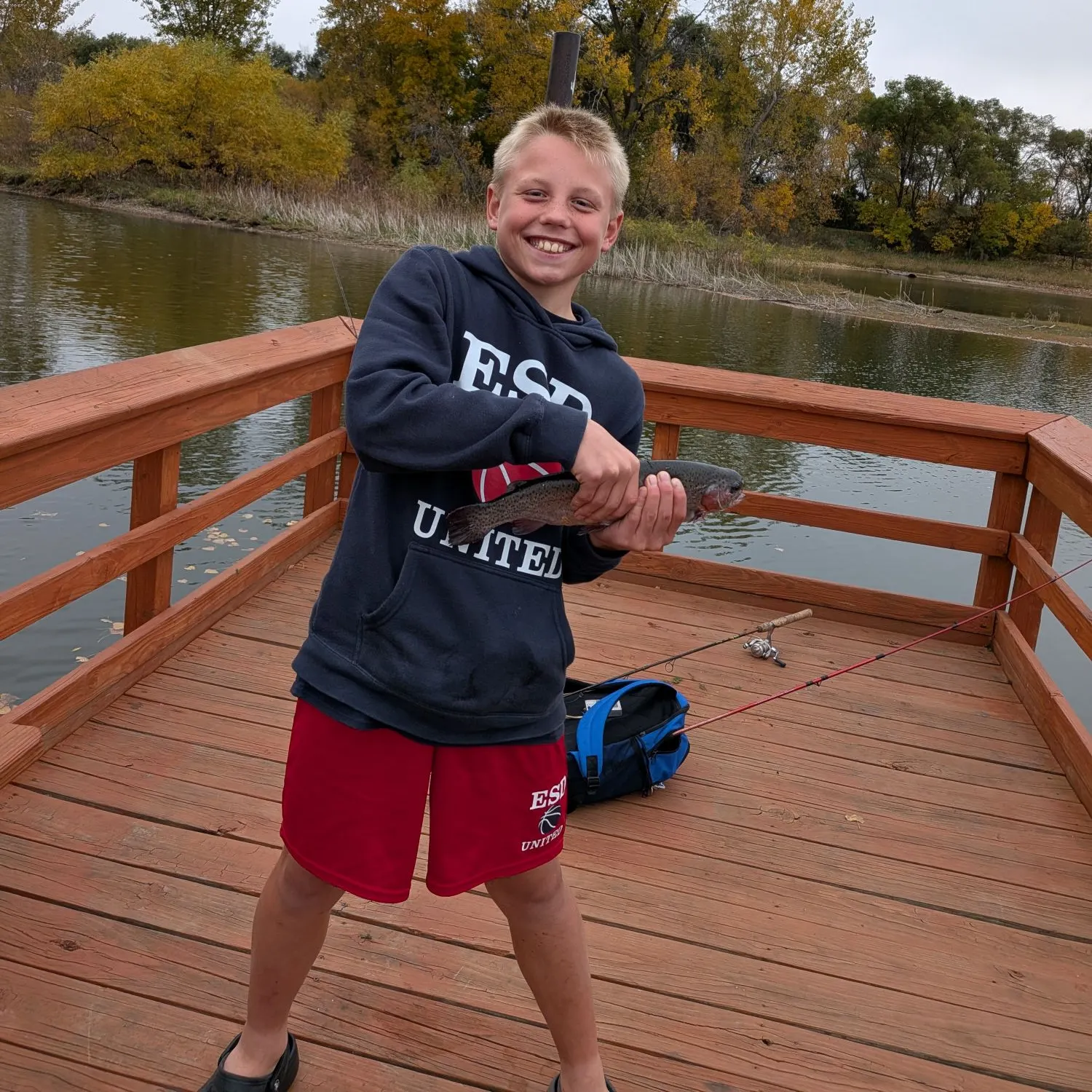Rainbow trout caught on Fishbrain
