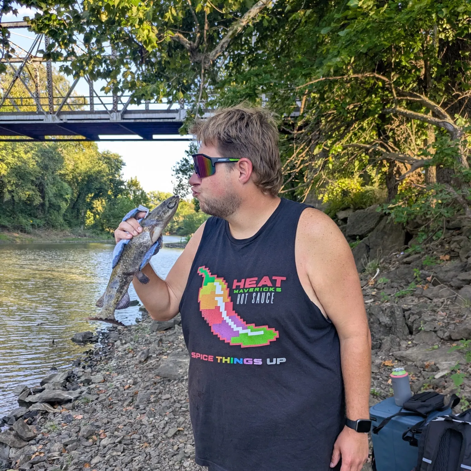 Flathead catfish caught on Fishbrain