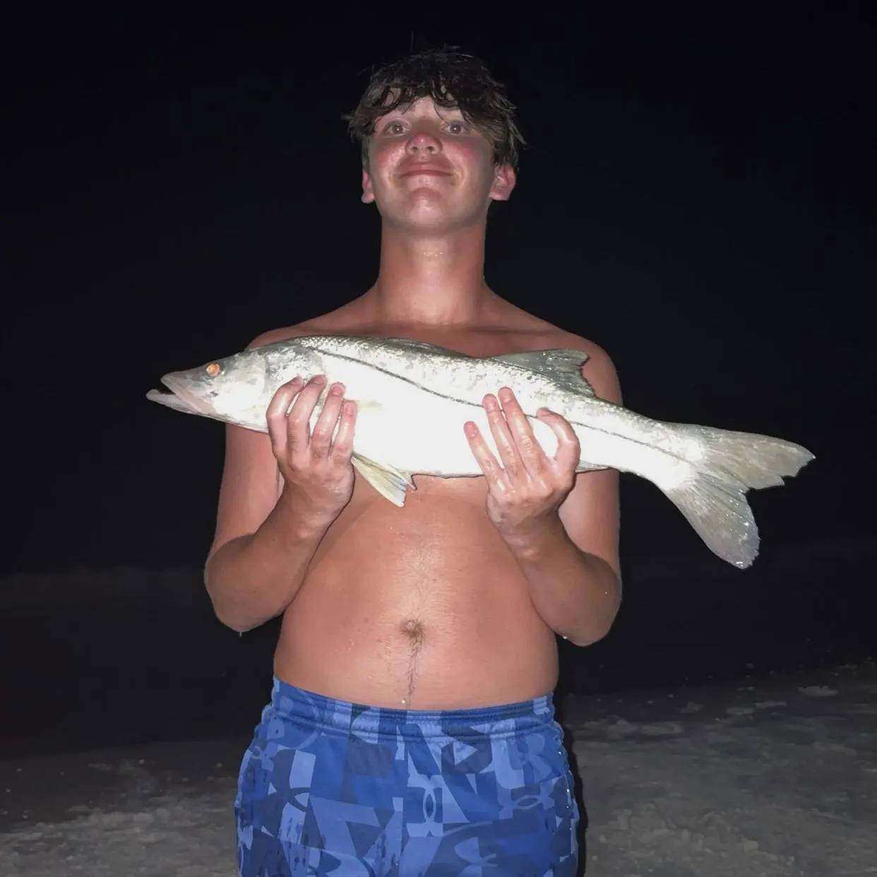 Common snook caught on Fishbrain