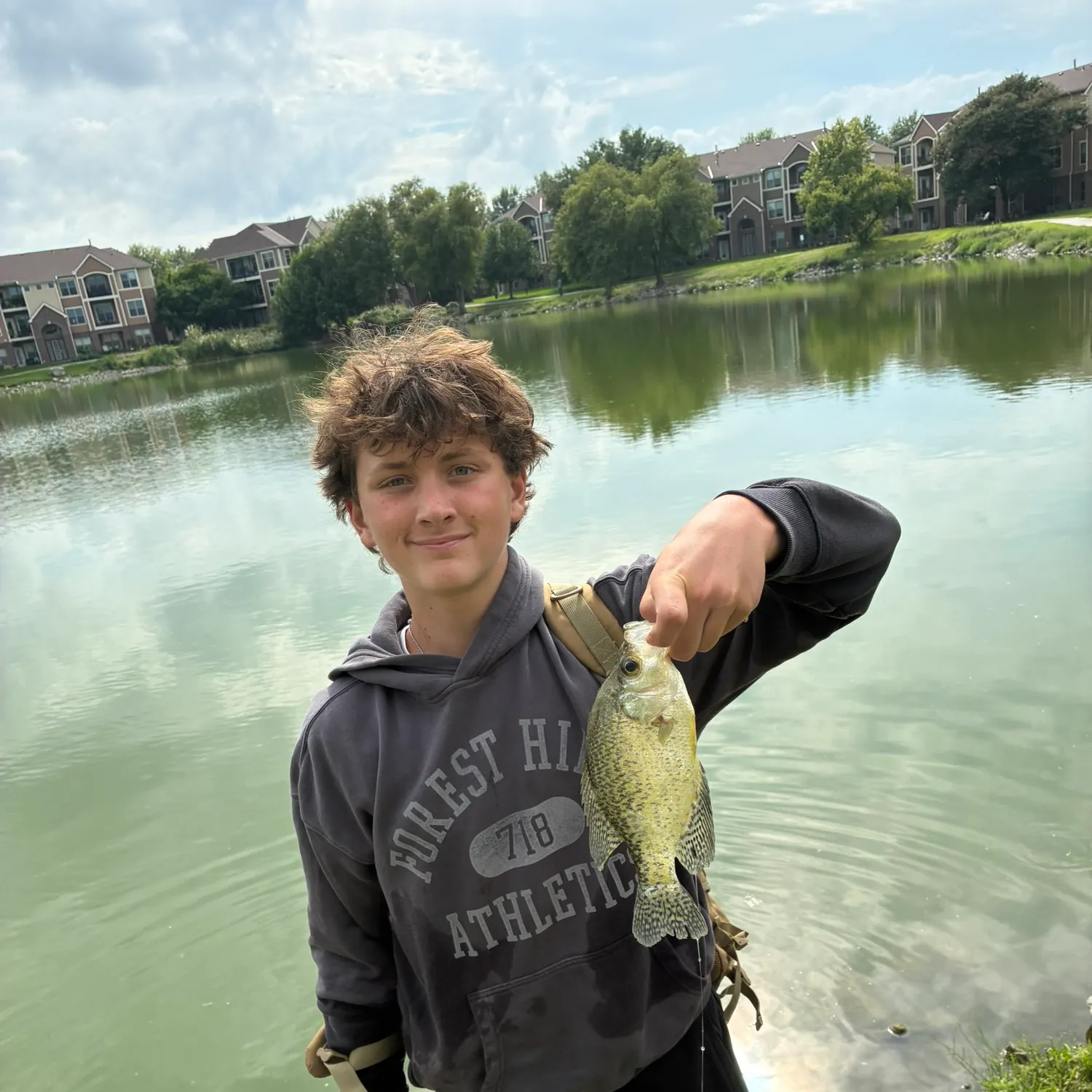 Black crappie caught on Fishbrain
