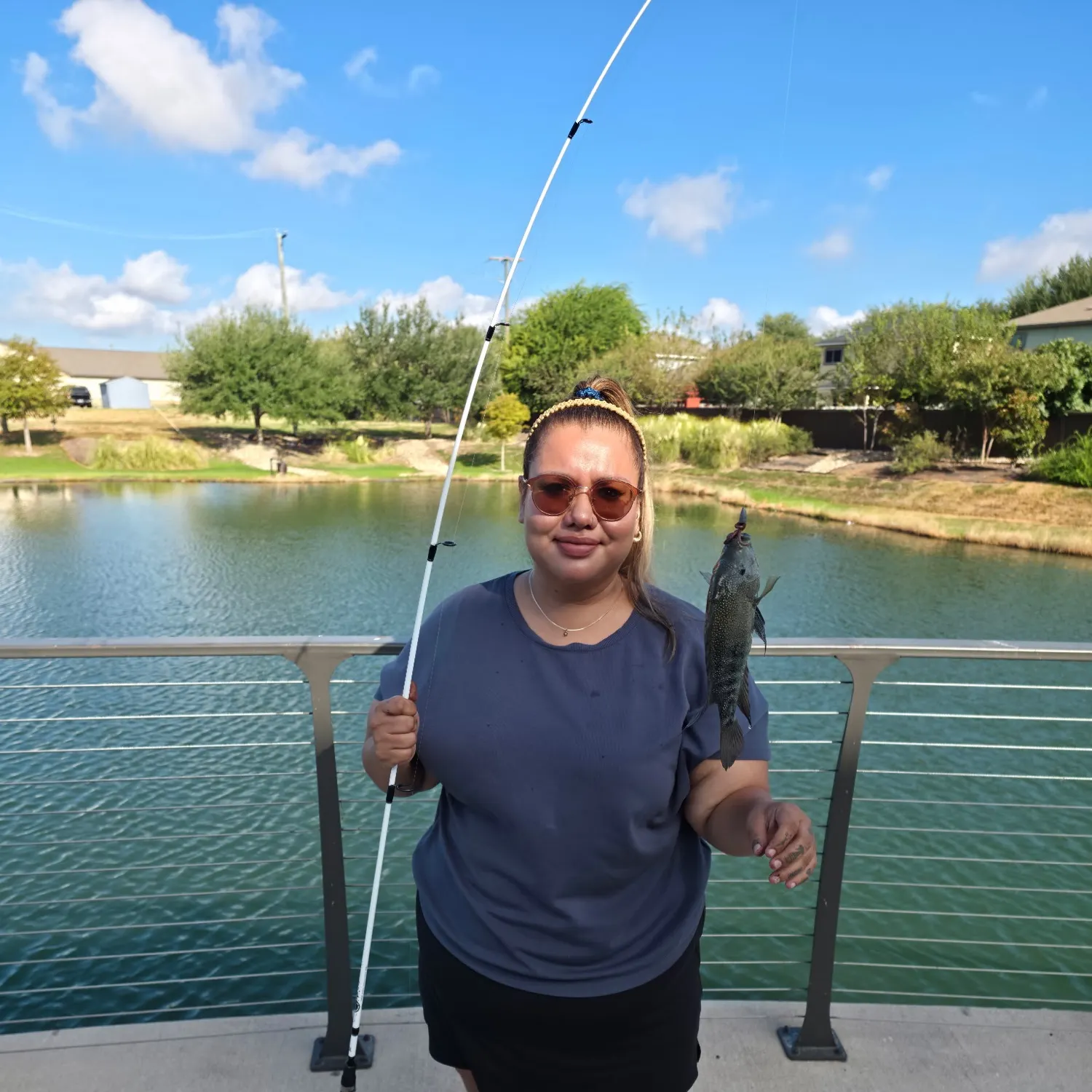 Rio Grande cichlid caught on Fishbrain