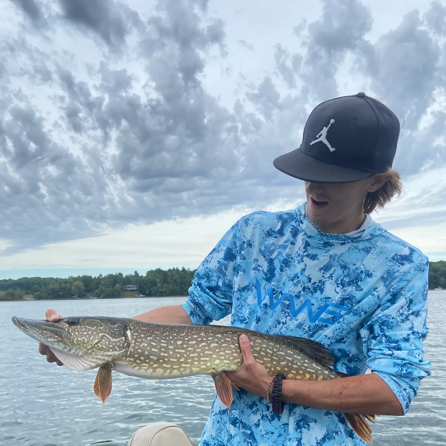Northern pike caught on Fishbrain