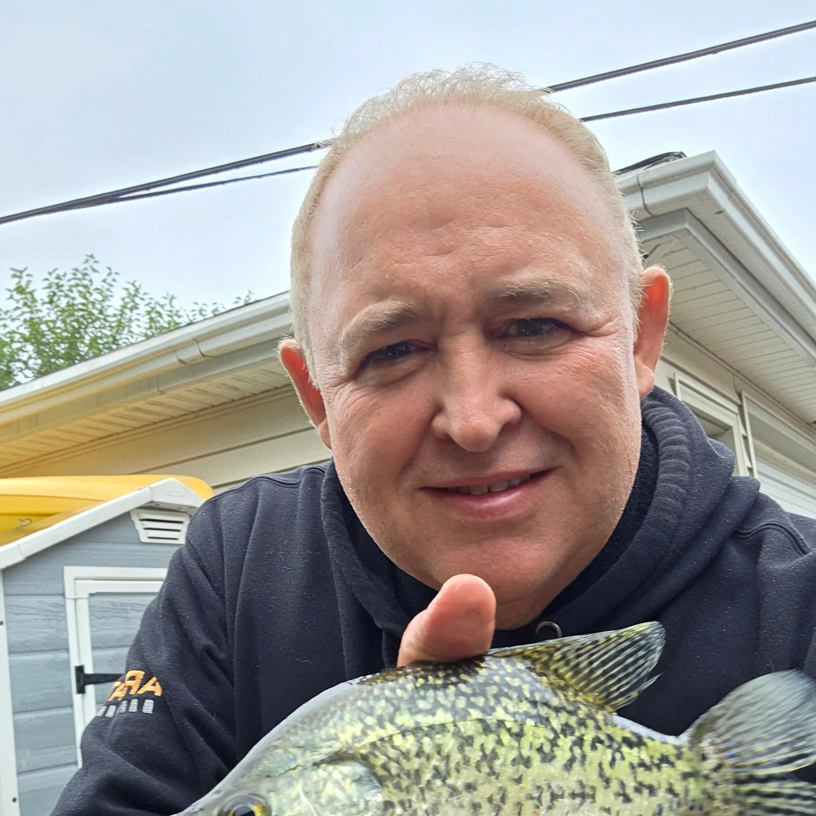 Black crappie caught on Fishbrain