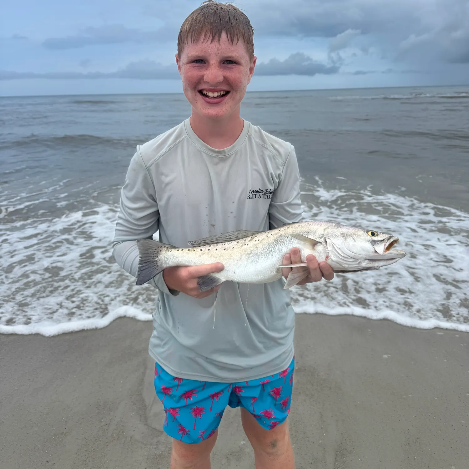 Spotted seatrout caught on Fishbrain