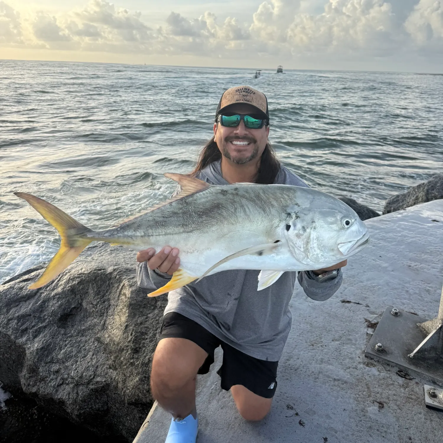 Crevalle jack caught on Fishbrain